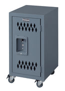 チェスト キャスター付き ロッカー 小型 デスク横 小さいサイズ ミニ かわいい おしゃれ 収納ボックス 収納棚 扉付き スチール 金属製 【納期A】【azm-tpn-40】