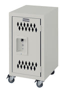 チェスト キャスター付き ロッカー 小型 デスク横 小さいサイズ ミニ かわいい おしゃれ 収納ボックス 収納棚 扉付き スチール 金属製 【納期A】【azm-tpn-40】