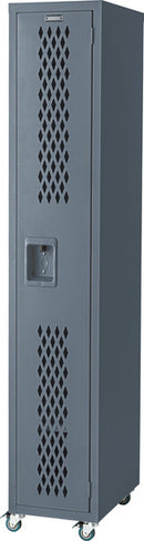 ロッカー 収納 スチール おしゃれ キャスター付き スリム 細い 細目 コンパクト 省スペース インテリア ガレージ 車庫 オフィス 棚 白 ホワイト グレー 【納期A】【azm-tpn-42】