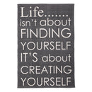 ラグ 130×190 英語 英字 おしゃれ デザイン 派手 インテリア カーペット 絨毯 【納期B】【azm-ttr-126】