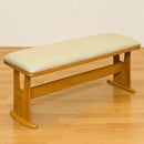 ダイニングベンチ ベンチ 室内用 ダイニング リビング ナチュラル 椅子 木製 家具調 カントリー おしゃれ 北欧 座面 クッション チェアー 合わせやすい 【納期B】【bh04b】