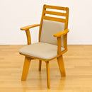 ダイニングチェア 椅子 回転式 座面 肘掛けつき ひじ付き 北欧 ナチュラル カントリー デザイン おしゃれ シンプル 合わせやすい 家具調 チェアー 単品 1脚 【納期B】【bh04c】