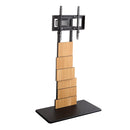 テレビスタンド TVスタンド テレビ台 アート風 インテリア おしゃれ お洒落 デザイナーズ デザイン モダン 芸術的 木目柄 【納期E】【szo-brot】