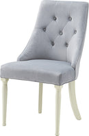 椅子 ダイニングチェア 姫系 おしゃれ プリンセス かわいい チェアー ガーリー 可愛い フェミニン クラシック ヨーロピアン 北欧 ベージュ グレー ピンク 【納期A】【azm-cl-471be】