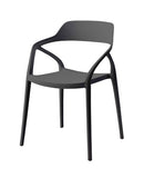 ダイニングチェア シンプル 黒 ブラック 白 ホワイト 椅子 単品 1脚 スリム スタイリッシュ モダン アート デザイン カフェ風 北欧 都会的 アーバン 【納期A】【azm-cl-481】