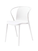 ダイニングチェア 1脚 単品 北欧 おしゃれ デザイン モダン スタイリッシュ シンプル グレー ホワイト 白 椅子 背もたれ シャープ スリム シルエット 【納期A】【azm-cl-482】