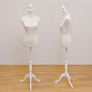 トルソー 木製 レディース 女性 マネキン ボディ ブラック 黒 アイボリー 腕なし 胴体だけ おしゃれ アンティーク調 インテリア 装飾 訳あり アウトレットセール 【納期B】【cn01bk】