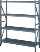 ラック 棚 収納 インダストリアル 無骨 スチール製 鉄製 スタイリッシュ シンプル 収納棚 収納ラック キャスター付き 組み立て簡単 黒 ブラック 白系 グレー系 【納期A】【azm-dis-683】