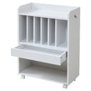 ランドセルラック 本棚 収納棚 ランドセル収納 リビング 学習 子供用 子ども部屋 ワイド ホワイト 白 おしゃれ キャスターつき 北欧 引き出し オープンラック 【納期A】【jpk-frm-0124】