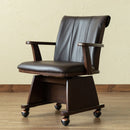 ダイニングチェアー コタツ用 椅子 1脚 単品 回転式 肘掛け付き ひじ ダイニング こたつチェア ナチュラル おしゃれ イス 北欧 キャスター付き 【納期B】【skb-htr08】