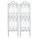 フェンス ヨーロピアン 枠 柵 ガーデンフェンス 家庭用 おしゃれ 庭 玄関 diy 埋める 埋め込み 差し込み 差す アンティーク 北欧 ヨーロッパ 2枚セット 【納期B】【sms-ifrose-220-2p】