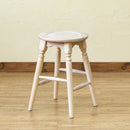 スツール 椅子 腰掛け アンティーク調 レトロ 北欧 おしゃれ 天然木製 アジアン ナチュラル カントリー カフェ風 インテリア 円形 丸型 マホガニー 高級 木目 【納期B】【skb-imm1】