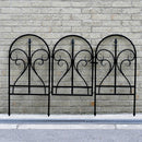 フェンス アイアンフェンス 庭 外構 柵 ゲート 門 ドア 扉 ガーデンフェンス 枠 白 ホワイト 黒 ブラック 仕切り 囲い 園芸 花壇 目隠し アンティーク おしゃれ 【納期B】【sms-ipn-7031g】