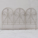 フェンス アイアンフェンス 庭 外構 柵 ゲート 門 ドア 扉 ガーデンフェンス 枠 白 ホワイト 黒 ブラック 仕切り 囲い 園芸 花壇 目隠し アンティーク おしゃれ 【納期B】【sms-ipn-7031g】