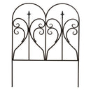 フェンス アイアン ガーデンフェンス おしゃれ diy セルフ ガーデニング 枠 柵 仕切り アンティーク ベランダ プランターフェンス 埋め込み 地面 さす 【納期B】【sms-ipn-7293】