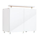 冷蔵庫用上置き 収納 棚 冷蔵庫用 つっぱり 突っ張り 転倒防止 耐震 防災 地震対策 収納棚 上置き棚 食器棚 本棚 戸棚 ドア 扉 ホワイト 白 シルバー おしゃれ 【納期C】【jea-ibj-60h】