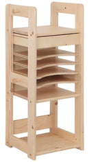 ランドセルラック おしゃれ 木製 北欧 棚 ラック 【納期C】【jea-jjr-100r】