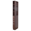 隙間収納 15cm スリム ラック 棚 すき間 15センチ 細い ナチュラル 北欧 キッチン リビング ダイニング 玄関 洗面所 オープンラック 引き出し 木目 白 ホワイト 【納期C】【jea-ssk-t15】