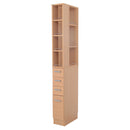 隙間収納 20cm スリム 隙間収納ラック 棚 すき間 20センチ 幅 北欧 キッチン リビング ダイニング 玄関 洗面所 オープンラック 引き出し 木目 白 ホワイト 茶色 【納期C】【jea-ssk-t20】