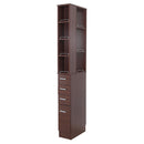 隙間収納 20cm スリム 隙間収納ラック 棚 すき間 20センチ 幅 北欧 キッチン リビング ダイニング 玄関 洗面所 オープンラック 引き出し 木目 白 ホワイト 茶色 【納期C】【jea-ssk-t20】