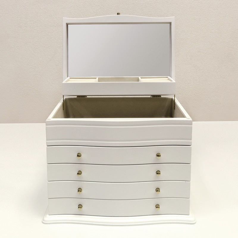 ジュエリーケース 木製 おしゃれ 収納 アクセサリーボックス 宝石箱 ジュエリーボックス アクセサリーケース 入れ物 アクセ 収納箱 引き出し 蓋 【納期B】【jmc210】