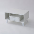 リビングテーブル センターテーブル ローテーブル オープンラック 引き出し コンパクト 省スペース 小さい ミニ かわいい おしゃれ 収納 棚 木目 北欧 1人暮らし 【納期A】【jpk-fap-0013】