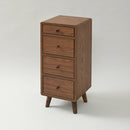 チェスト 収納棚 コンパクト 省スペース 小さい ミニ 小型 4段 引き出し 引出し 収納 棚 木目 柄 北欧 ナチュラル カントリー おしゃれ ひとり暮らし 1人暮らし 【納期A】【jpk-fap-0031】
