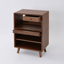 食器棚 チェスト 収納棚 フラップ扉 コンパクト 省スペース コンセント 2口 小さい ミニ 小型 オープンラック 引き出し 北欧 ナチュラル ひとり暮らし 1人暮らし 【納期A】【jpk-fap-0037】