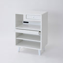 食器棚 チェスト 収納棚 フラップ扉 コンパクト 省スペース コンセント 2口 小さい ミニ 小型 オープンラック 引き出し 北欧 ナチュラル ひとり暮らし 1人暮らし 【納期A】【jpk-fap-0037】