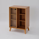 ラック スライド扉 スライドドア 収納棚 オープンラック コンパクト 省スペース 小さい ミニ 小型 かわいい おしゃれ 北欧 ナチュラル カントリー 1人暮らし 【納期A】【jpk-fap-0038】