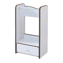 ハンガーラック 子供用 子ども用 キッズ 安全 安心 EVA クッション素材 低学年 小学校 保育園 幼稚園 おしゃれ 怪我防止 ケガ対策 引き出し キャスター付き POP 【納期A】【jpk-fes-0004】