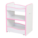 ランドセルラック 収納j棚 子供用 子ども用 キッズ キャスター付き オープンラック 安全 安心 EVA クッション 低学年 小学校 保育園 幼稚園 おしゃれ 可動棚 【納期A】【jpk-fes-0007】