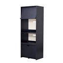 レンジ台 幅60 cm レンジラック 北欧 おしゃれ オープンラック 収納棚 スリム コンパクト 小型 スライド トレー トレイ フラップ扉 引き出し コンセント 食器棚 【納期A】【jpk-fkc-0008】