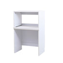 レンジ台 幅60 cm レンジラック 北欧 おしゃれ オープンラック 収納棚 ゴミ箱上収納 ごみ箱上 スリム コンパクト 小型 スライド トレー トレイ コンセント 白 黒 【納期A】【jpk-fkc-0009】