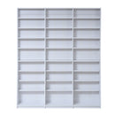 本棚 大容量 壁面収納 ブックラック スリム 薄型 文庫本 壁付け 幅150cm ワイド 大きいサイズ オープンラック 可動棚 1cmピッチ サイズ調整可能 北欧 おしゃれ 【納期A】【jpk-frm-0011】