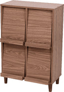 カウンター下収納 オープンラック サイドボード キャビネット チェスト フラップ扉 4箇所 マガジンラック 魅せる 見せる リビング ダイニング 収納棚 脚付き 【納期A】【jpk-fsi-0003】