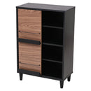 カウンター下収納 オープンラック スライド扉 マガジンラック キャビネット チェスト リビング ダイニング キッチン 収納棚 おしゃれ 北欧 シンプル 脚付き 【納期A】【jpk-fsi-0006】