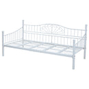 デイベッド ベッドフレーム 北欧 姫系 ヨーロピアン かわいい カフェ風 アイアン ソファーベッド ガーリー フェミニン 床下収納 高さ変更 白 ホワイト ピンク 【納期A】【jpk-lng-0002】