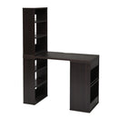 勉強机 シンプル デスク 大人用 パソコンデスク 組み合わせ 変形 大学生 中学生 子供 子ども デスク おしゃれ 収納 本棚 ラック 作業机 北欧 白 ホワイト 茶色 【納期A】【jpk-sgt-0124】