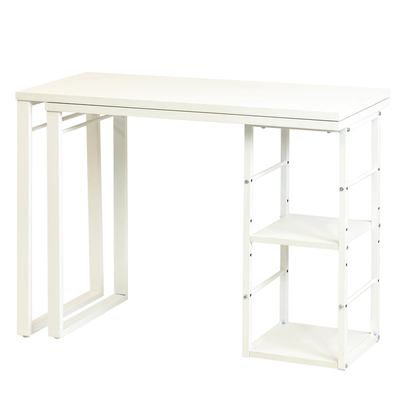 ワークデスク 机 L字 L型 変型 回転 PCデスク パソコン 学習机 勉強机 ワイド コンパクト 収納 オープンラック 棚 ホワイト 白 黒 ブラック おしゃれ 北欧 cafe 【納期A】【jpk-uni-0010】