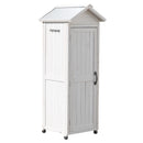 収納庫 スリム 小型 おしゃれ 木製 北欧 ガーデニング 収納倉庫 棚 ストレージ 屋外 庭 ガレージ 玄関 エントランス 省スペース 扉 ドア ストッカー 物置き 棚板 【納期B】【sms-kgrs1600s】