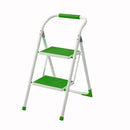 脚立 2段 ステップ台 折りたたみ 折り畳み おしゃれ かわいい ステップ オレンジ 黄色 イエロー 緑 グリーン 持ち手 pop ポップ カジュアル 屋内用 リビング 【納期B】【azm-lfs-007】