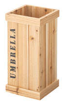 傘立て おしゃれ 木製 傘たて 天然木 玄関 エクステリア 北欧 カフェ カジュアル レトロ ナチュラル カントリー 英字 英語 アンブレラスタンド 収納ラック 【納期B】【azm-lfs-474br】