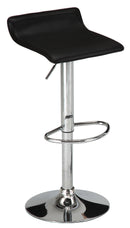 カウンターチェア 昇降式 白 ホワイト 黒 ブラック モダン スタイリッシュ シンプル おしゃれ クール 足置き 背もたれ 椅子 チェアー スツール 固定脚 【納期B】【lic-akg-032】