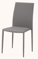 ダイニングチェア 4脚セット 同色 椅子 スタッキングチェアー 重ねられる 収納 省スペース グリーン 緑 グレー パープル 紫 ダークグレー (チェア以外別売) 【納期B】【lic-akg-040】