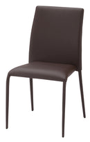 ダイニングチェア 4脚セット 同色 椅子 スタッキングチェアー 重ねられる 収納 ダークブラウン 茶色 ホワイト 白 ベージュ ブラック 黒 (チェア以外別売) 【納期B】【lic-akg-041】