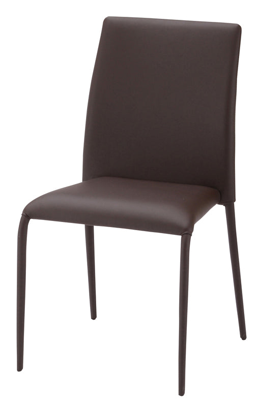 ダイニングチェア 4脚セット 同色 椅子 スタッキングチェアー 重ねられる 収納 ダークブラウン 茶色 ホワイト 白 ベージュ ブラック 黒 (チェア以外別売) 【納期B】【lic-akg-041】