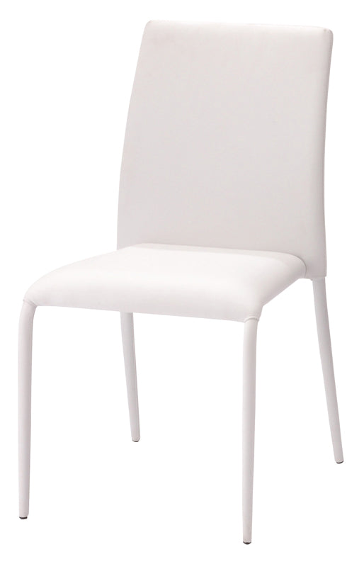 ダイニングチェア 4脚セット 同色 椅子 スタッキングチェアー 重ねられる 収納 ダークブラウン 茶色 ホワイト 白 ベージュ ブラック 黒 (チェア以外別売) 【納期B】【lic-akg-041】