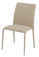 ダイニングチェア 4脚セット 同色 椅子 スタッキングチェアー 重ねられる 収納 ダークブラウン 茶色 ホワイト 白 ベージュ ブラック 黒 (チェア以外別売) 【納期B】【lic-akg-041】