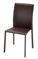 ダイニングチェア 4脚セット 同色 椅子 ダークブラウン 茶色 ホワイト 白 グリーン 緑 オレンジ グレー ベージュ ブラック 黒 シンプル スタッキング 重ねられる 【納期B】【lic-akg-047】